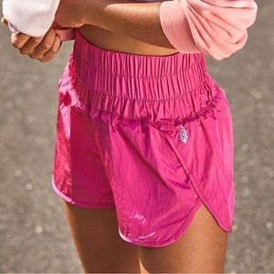 Free People The Way Home Shorts Magenta Medium